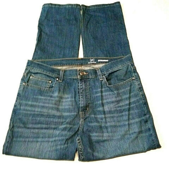 George Other - George Mens Jeans Size 34x32 Straight